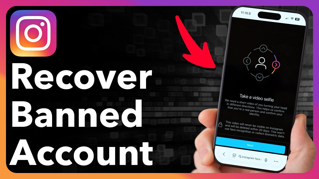 How To Recover Banned Instagram Account - YouTube