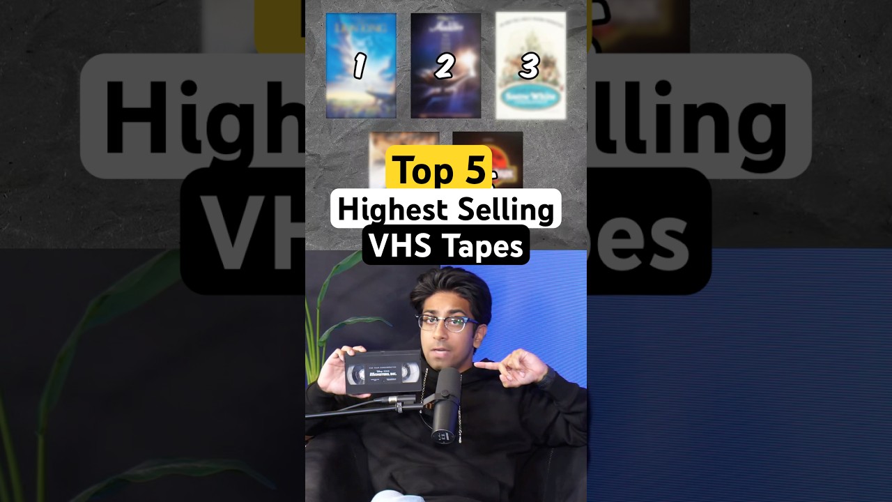 Top 5 Highest Selling VHS Tapes 📼