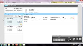Approving and Rejecting Timesheets