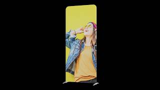 All-in-One Folding Tube Display Stand Setup | Portable Trade Show Banner Stand (Tool-Free Assembly)