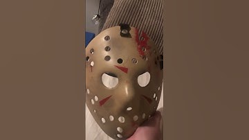 Friday the 13th part 4 the final chapter mask made by me#pancakeface#homemade#masks