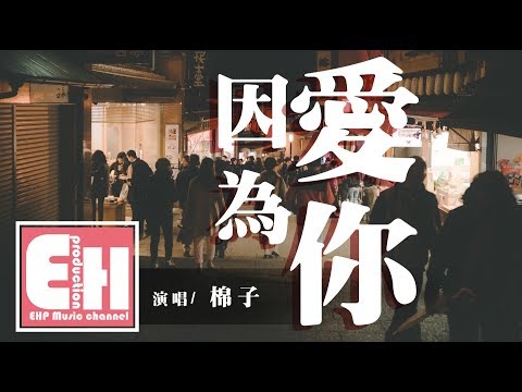 棉子 - 因為愛你『因為愛你所以不怪你，只怪遇見的不合時宜。』【動態歌詞Lyrics】
