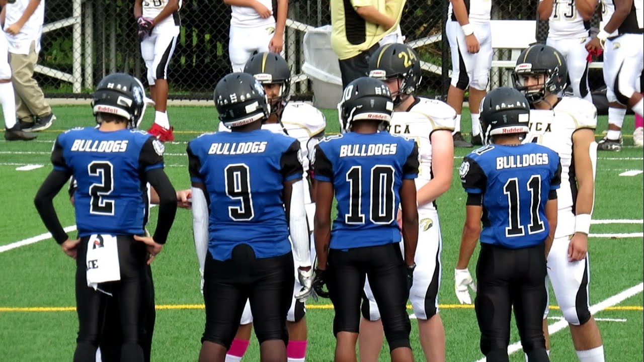 Waterbury Career Academy Spartans vs Crosby Bulldogs - High School Varsity Football Game - 10-14-21