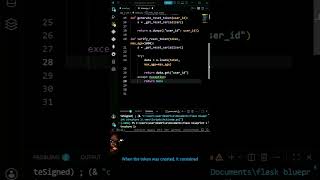 #pythonflask How to create a utils.py file to handle your token logic part 15