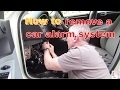 Tips for removing a car alarm system