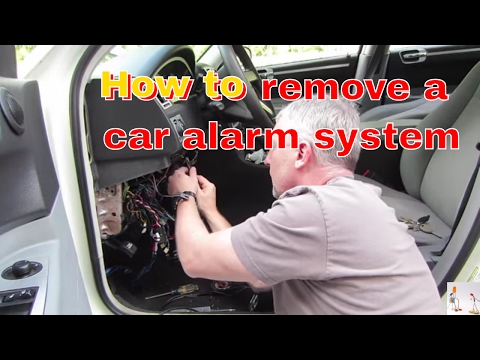 Tips for removing a car alarm system