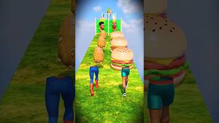 GTA V spider man Queen Run Challenge! #1