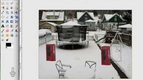 GIMP Free Select Tool -1st