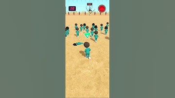 🚷💔😭 squid game 3D play with solo player k sniper challenge #squidgame #trending #shorts #gaming