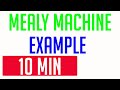 Mealy Machine Example & Finite Automata Output π€
