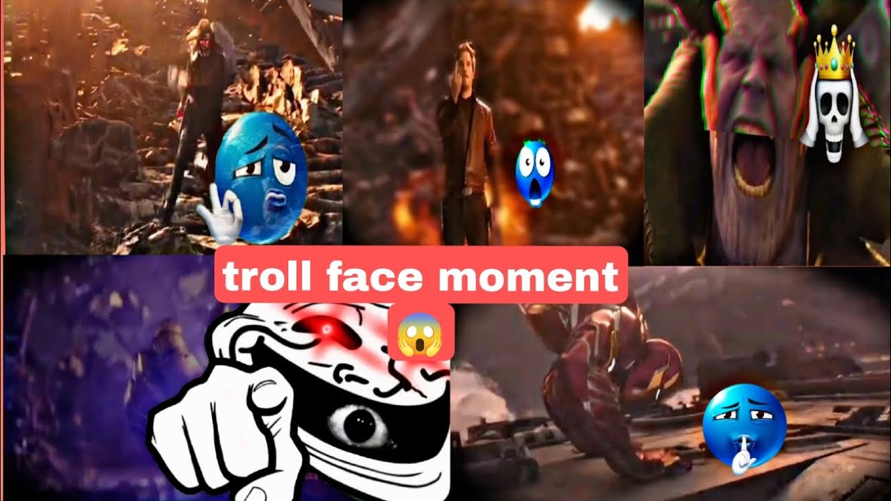 avengers troll face |Thanos fight Avengers / Troll face 