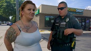 Busted Cashing Dead Man's Checks. BODYCAM