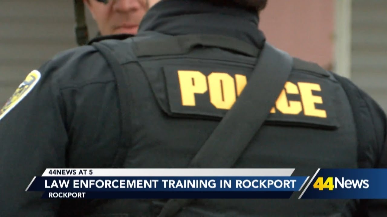Law enforcement agencies conduct scenario-based training in Rockport