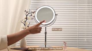 Best LED Makeup Mirror 2026? 10X Magnifying, Cordless &amp; 3 Light Modes Tested