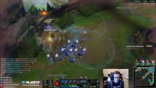 Bjergsen experiencing weird visual bug