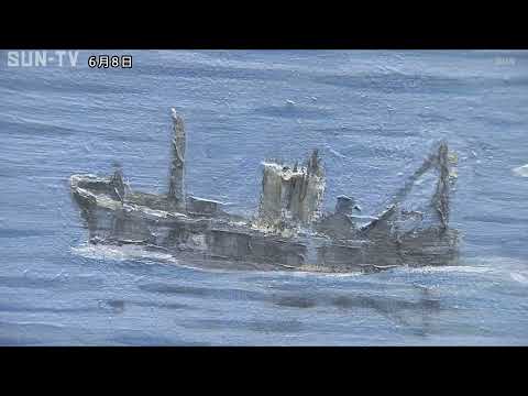 淡路市出身の画家・大石可久也さんの特別展 愛した海の作品が並ぶ
