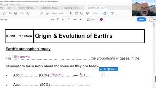 Typing into Atmosphere pdf worksheets