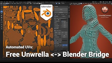 UnwrellaConnect: Free Blender Bridge for automatic UV unwrapping