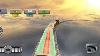 Impossible train journey for the sky track | subway euro train driving simulator | Android gameplay screenshot 4