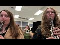 Two clarinets (and a trumpet) play Sleigh Ride