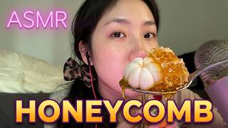 Sudu sarang lebah makan buah mangostin # bunyi mengunyah # menenangkan # asmr # mangostin