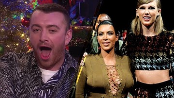 Sam Smith FORCED to Choose Between Kim Kardashian & Taylor Swift on 