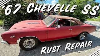 1967 Chevelle SS 396 Rust Repair Tear Down