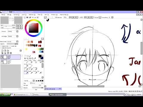 cara membuat wajah anime tutorial YouTube