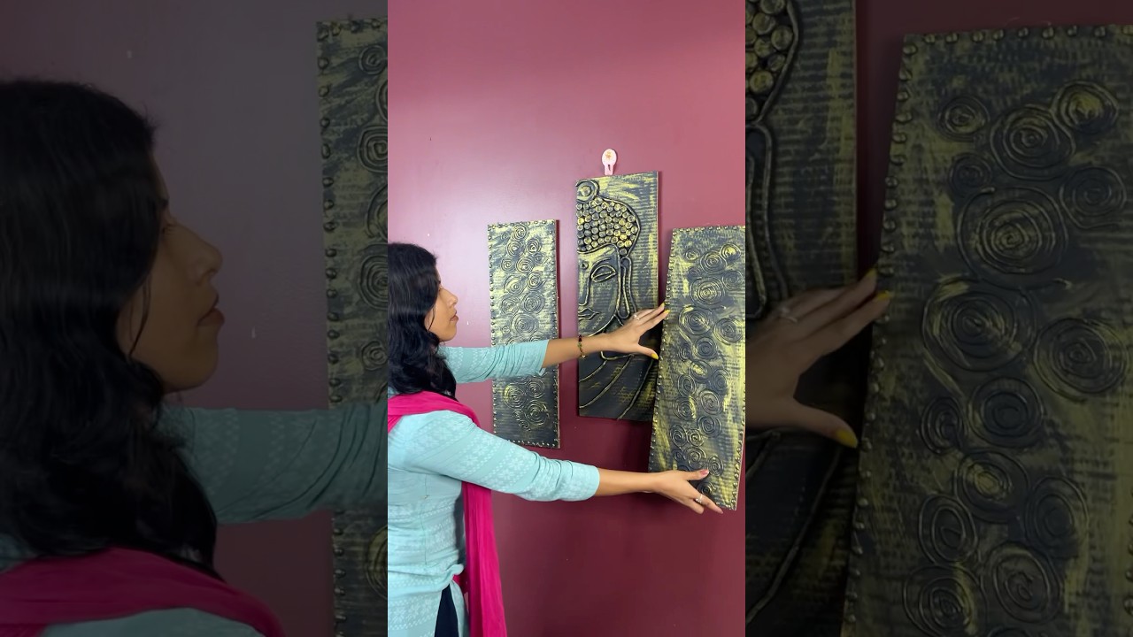 Buddha Wall Art — DIY Cardboard Craft 