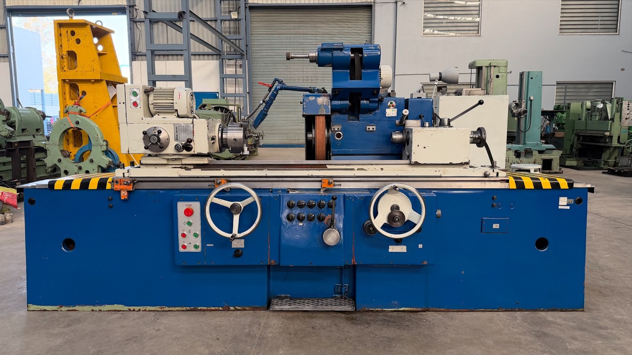 TOS (Czech) BHU-32 Heavy-Duty Universal Cylindrical Grinder - 1000 mm Length of Job