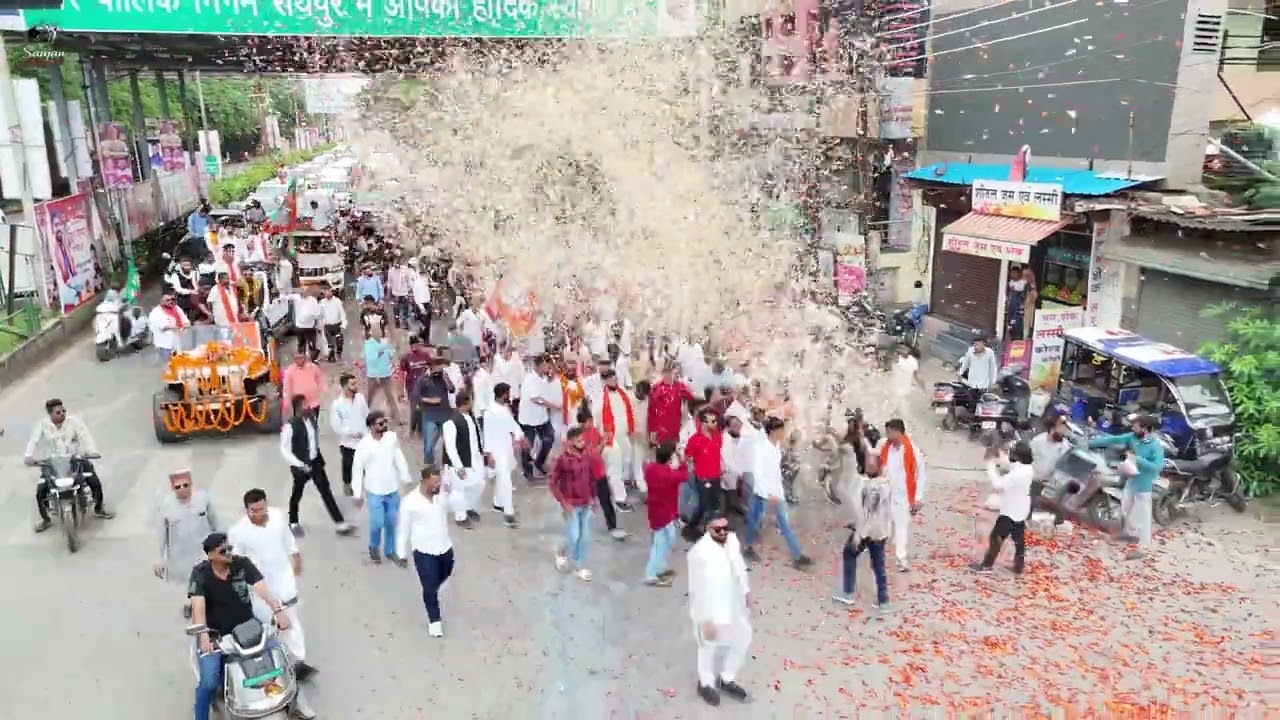 bjym pradesh adhyksh rahul tikariya ka swagar vandan 