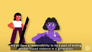 Join the movement to end gender-based violence.