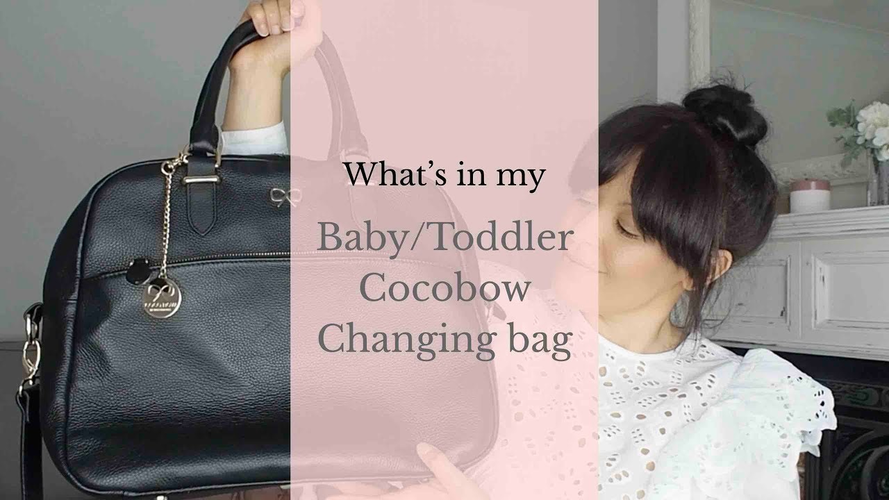 What's in my baby:toddler Cocobow changing bag
