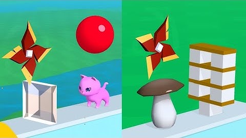 Slice The Cats 😼⚠️ Super Satisfying & Relaxing ASMR Slicing Game 🎮✨ #asmr