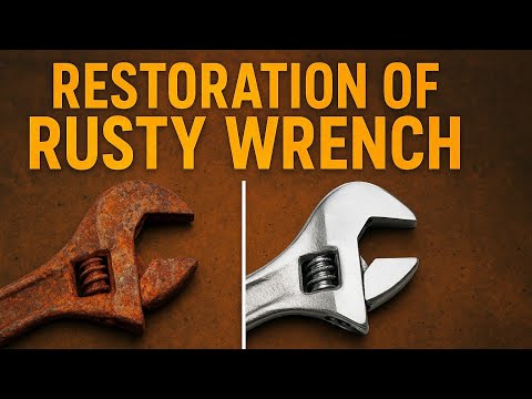 Restoring the Most Rusty Wrench (ASMR)
