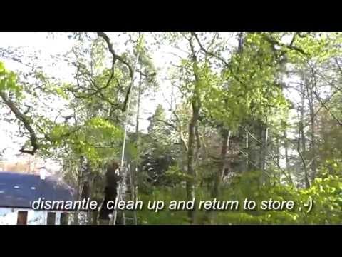 Quad Copter Drone Stuck 50 Foot Up Tree, Free Recovery System