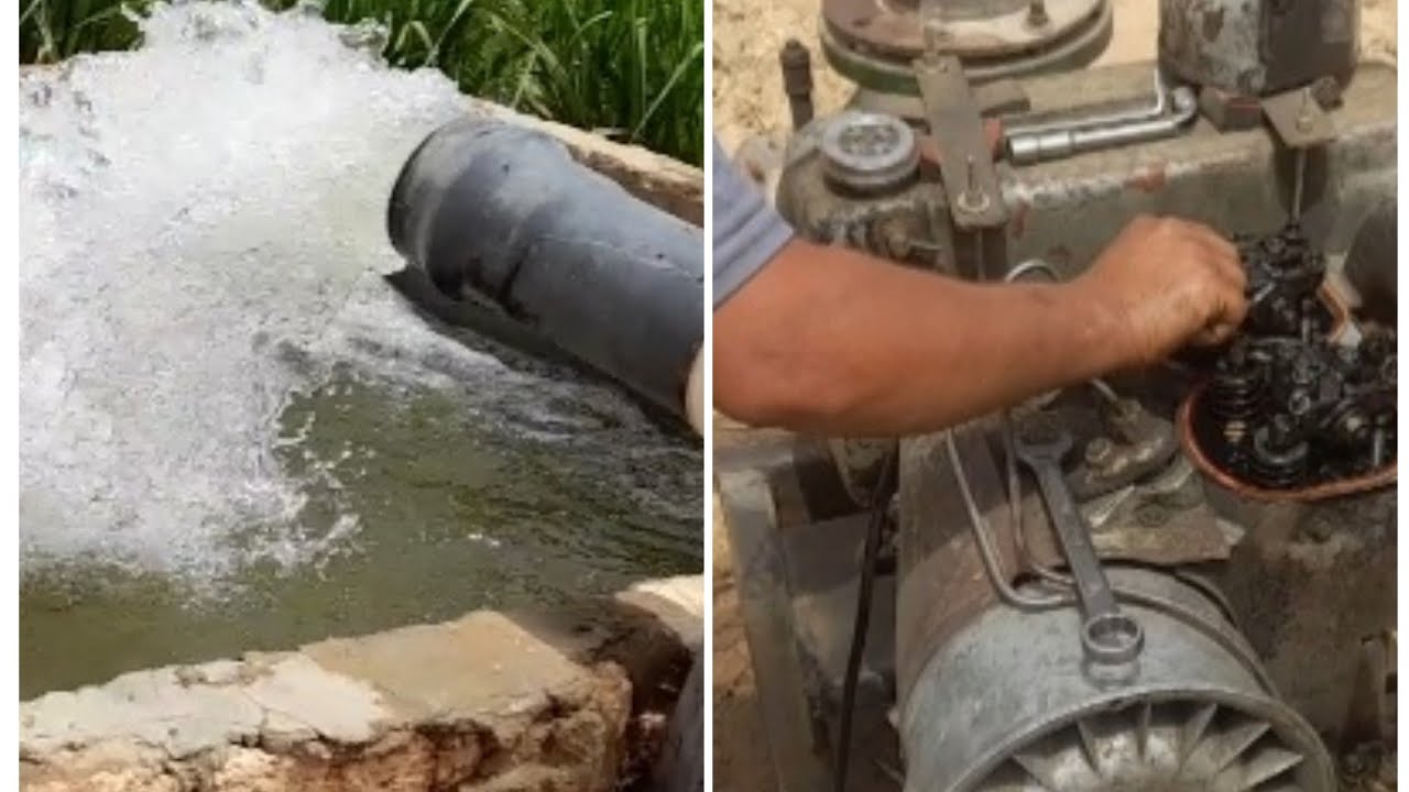 مكنة دويتس 2 بيستم مصانع 22 حصان تصليح ع المية machine 2 piston 22 HP