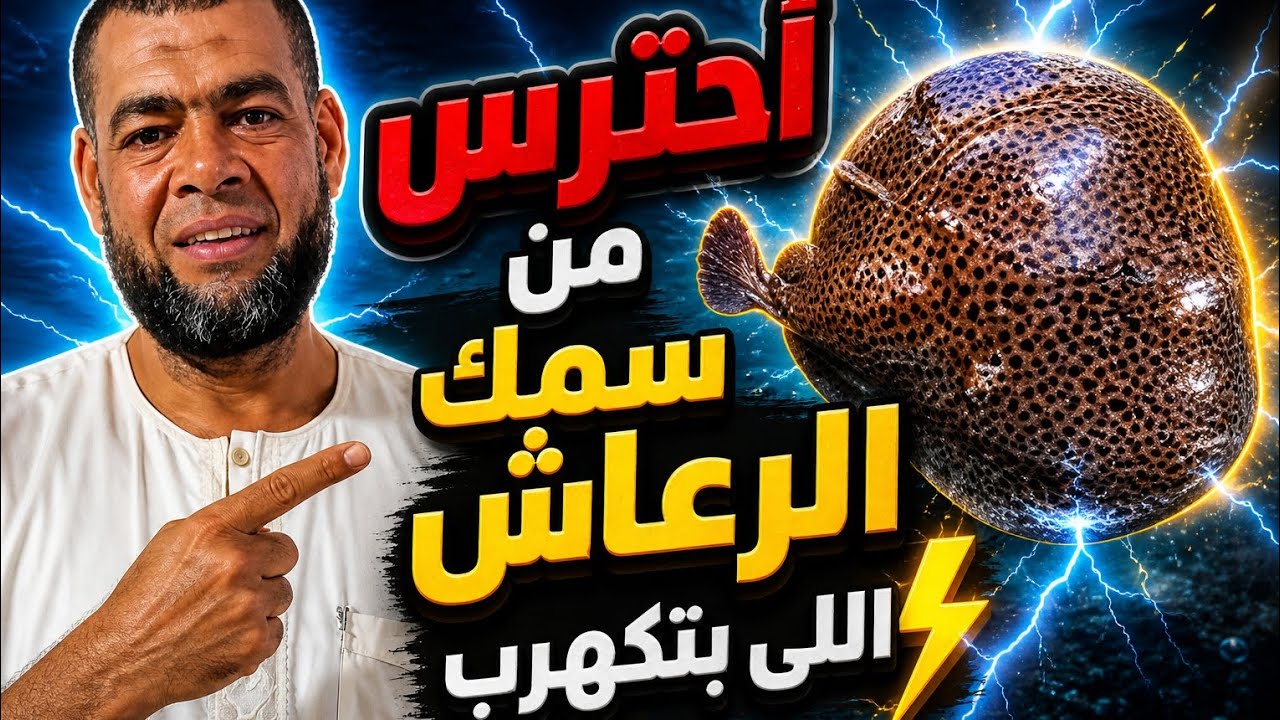 احترس! سمكة الرعاش ممكن تكهربك في ثواني #سمكة_الرعاش #غرائب_السمك - YouTube