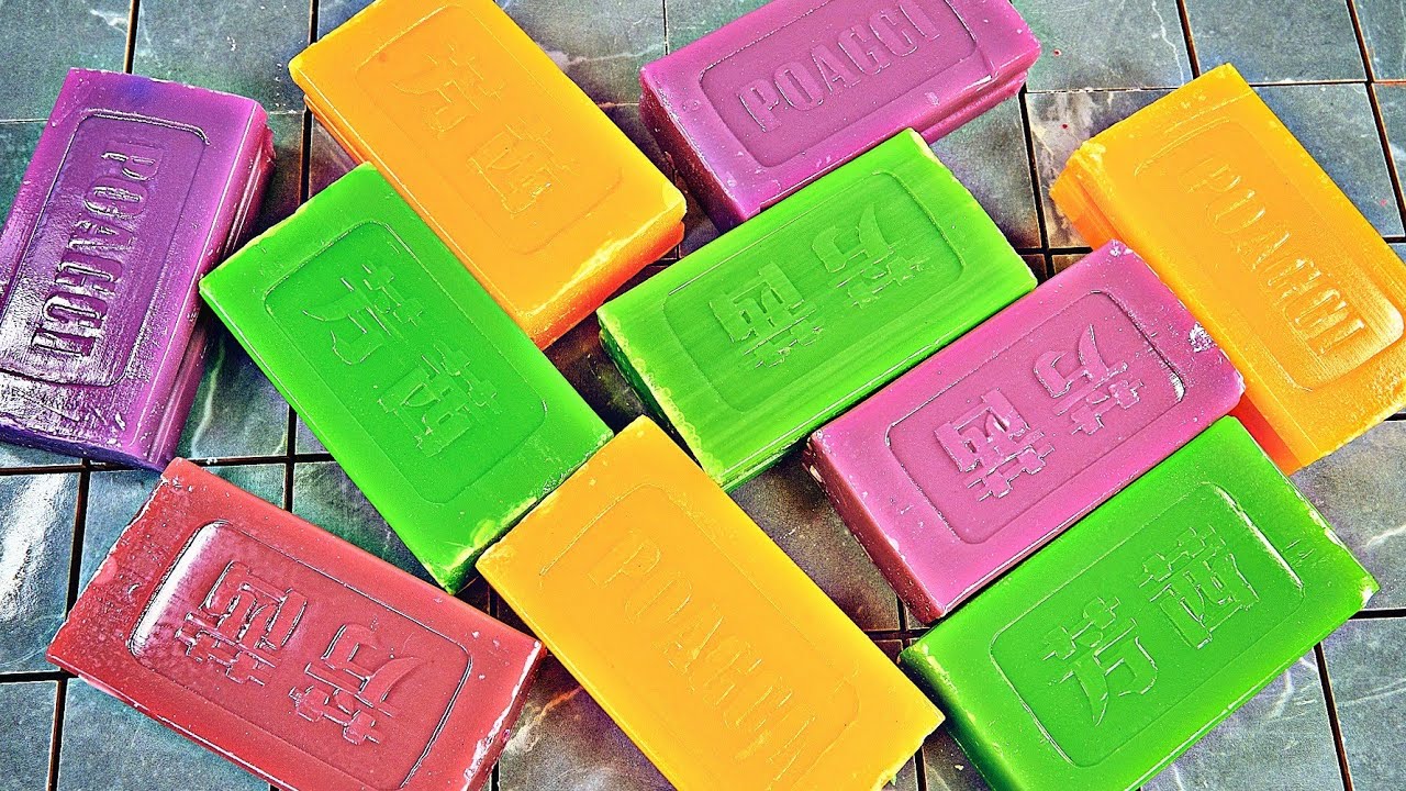 ASMR SOAP. Резка сухого мыла. Satisfying video. 4K 