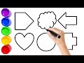 Fun Shapes Song for Kids | Learn 2D Shapes &amp; Colors | Preschool &amp; Kindergarten 683