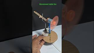 Movement table fen with DC motor and gear Nag 20 motor.#tech #experiment #scienceproject