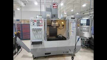 Haas VF-2 SS CNC Vertical Machining Center with 4th Axis Drive Thru-Spindle Coolant and Probing