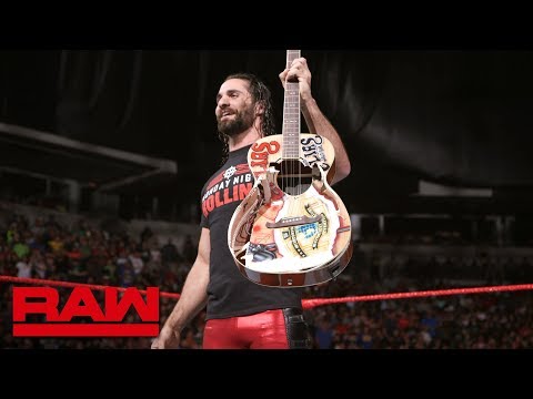Seth Rollins destroys Elias' prized guitar: Raw, June 11, 2018