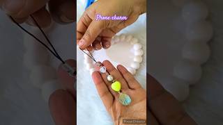how to make phone charm #jewelrytutorial #phonecharm #bagcharm #keychain #trendingshorts #craft