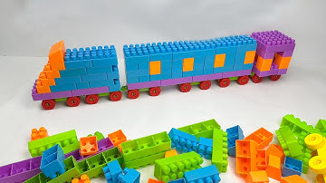 Satisfying DIY Lego Train | ASMR Building Blocks #buildingblocks