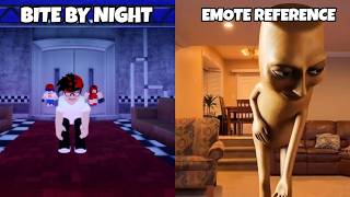 Bite By Night All New Emote Reference Showcase Roblox