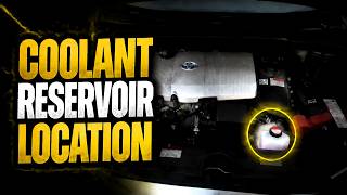 COOLANT RESERVOIR LOCATION IN TOYOTA PRIUS