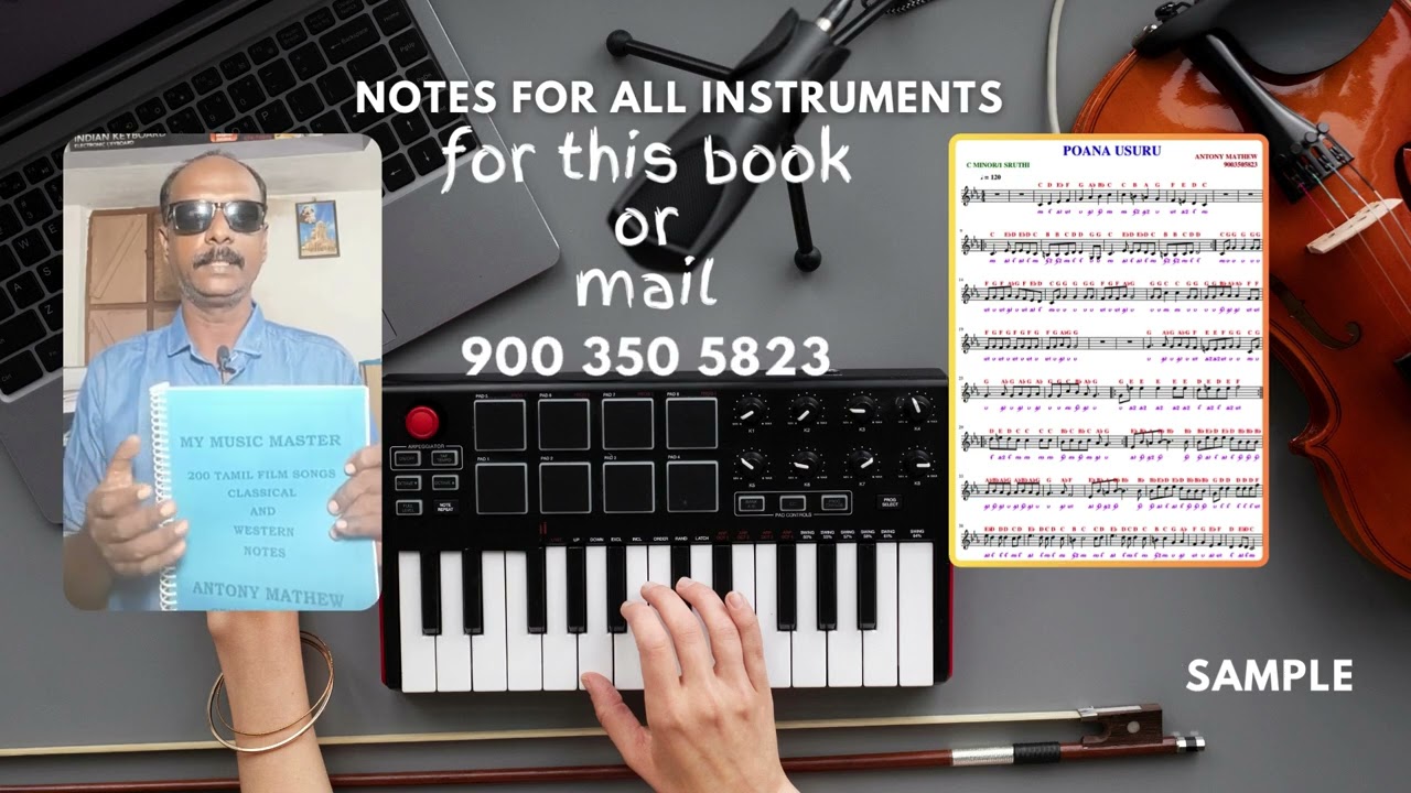 music notes book | tamil film songs