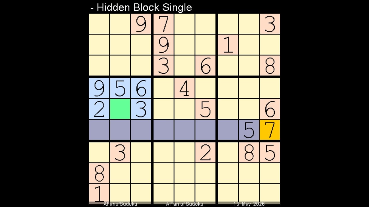 How to Solve New York Times Sudoku Hard 13 May, 2026 - YouTube