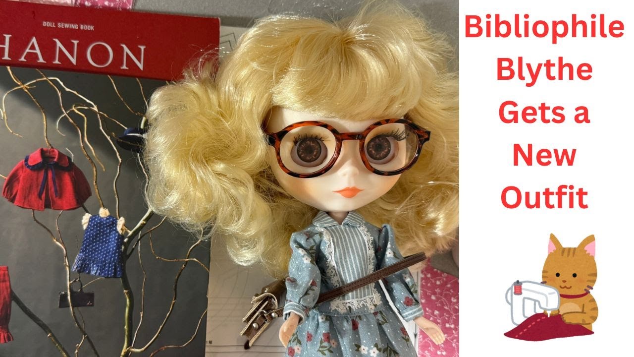 Making a Bibliophile Blythe Doll Again Collab 